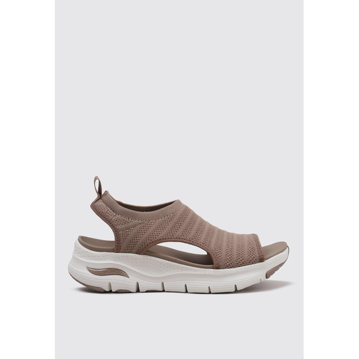 Skechers Arch Fit City Catch – жіночі сандалі, 43 EU, мокка, в'язаний текстиль
