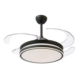 Вентилятор стельовий BEL AIR HOME Asgard 108 см з LED підсвіткою, пультом, DC-мотор, білий