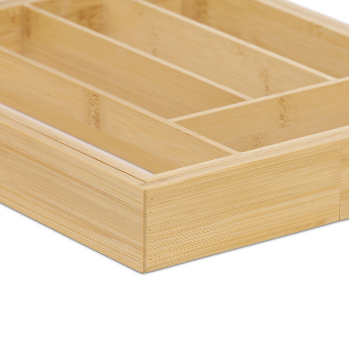 Relaxdays Extendable Cutlery Box