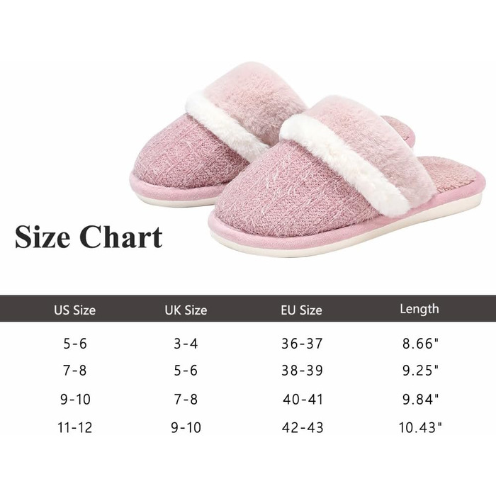 Тапочки халатні жіночі MAXTOP, м'який плюш, підошва з memory foam, зручні, теплі, для дому та вулиці, рожеві, 42/43 EU