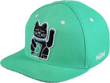 Кепка Nebelkind Snapback для чоловіків та жінок, універсальний розмір, регульована, унісекс, якісна бейсболка в стилі streetwear, ретро білий (м'ятний)