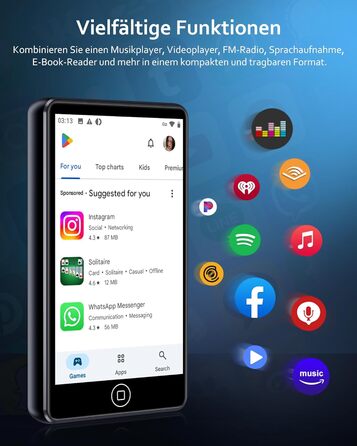 MP3 плеєр Spotify з Bluetooth та Wi-Fi, 5