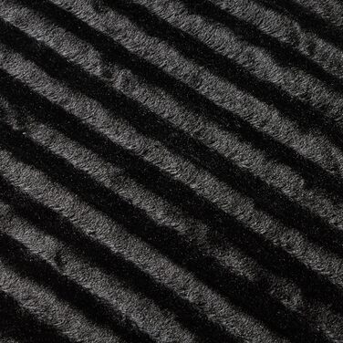 Плед Madison Park Duke Luxury: м'який, пухнастий, з довгим ворсом, 50x60 см, блакитний