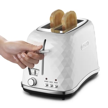 Тостер De'Longhi CTJ 2103.W, білий, 900 Вт