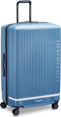 Чемодан для жінок Florence by Mills Spin Me Away Hartschalengepäck, розширюваний, з коліщатками, Checked-Large 29 дюймів, колір цинково-блакитний