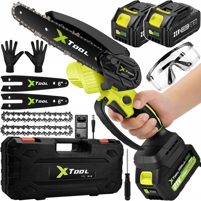 Акумуляторна ланцюгова пила Xtool 800 Вт, 16 см, безщіткова