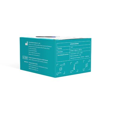 Пульсоксиметр EUROPAPA: вимірювання SpO2 та пульсу з OLED екраном (синій)