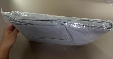 Чохли для одягу 5 шт. 60x100 см, міцні, з блискавкою, для суконь, жакетів, сорочок, чорні