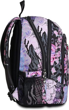 Рюкзак Seven Rucksack Advanced: для школи, університету та відпочинку. Місткий рюкзак для підлітків, дівчаток та хлопчиків з відділенням для ноутбука та кишенькою для пляшки. Кольори: рожевий, фіолетовий.