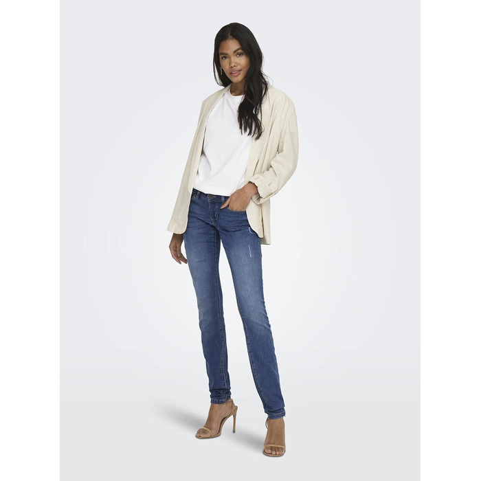 Жіночі джинси Only Onlcoral Sl Sk DNM, середній блакитний денім, розмір 29W/30L