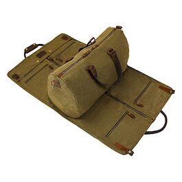 Чоловічий дорожній костюм-органайзер 2-в-1 Canvas Leder для одягу та аксесуарів (Армійський зелений)