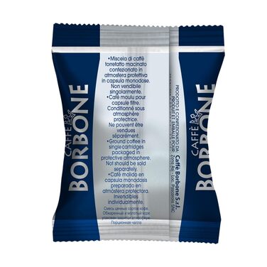 Кавові капсули Borbone Respresso Espresso, сині, сумісні з Nespresso, 400 шт