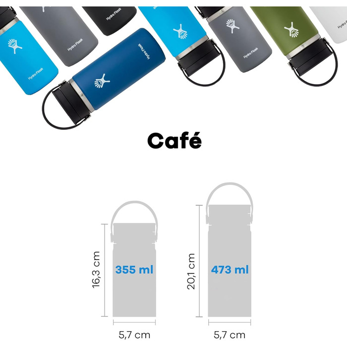 Hydro Flask Wide Mouth Flex Sip Water Bottle - 473ml (Rain Color)