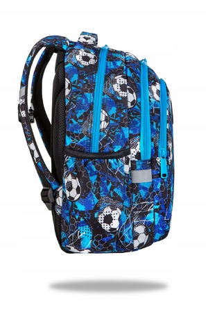 Багатовідсінковий шкільний рюкзак CoolPack (білий, чорний, синій), 21 л