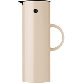 Термос Stelton EM77 - 1 л, з подвійними стінками, для гарячих/холодних напоїв, з скляною вставкою, магнітним замком, вінтажний дизайн (Wheat)