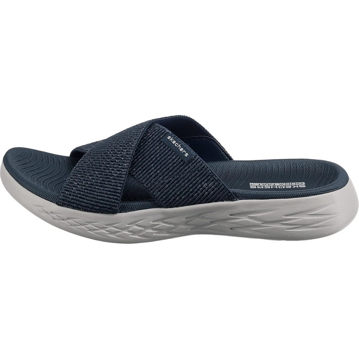 Сандалі Skechers ON-The-GO 600 Dainty Navy текстильні, 42 EU - жіночі літні босоніжки