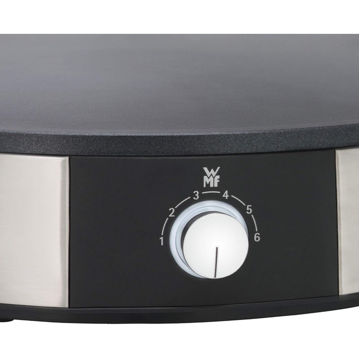 Електрична млинниця WMF Lono 1600 Вт, антипригарна, 33 см, для млинців і крепів, з лопаткою та розподілювачем тіста