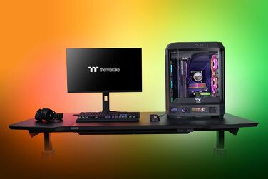 Корпус ПК Thermaltake The Tower 600 ATX Mid-Tower, чорний: скляний дизайн, USB-C, підтримка радіаторів 420/360мм
