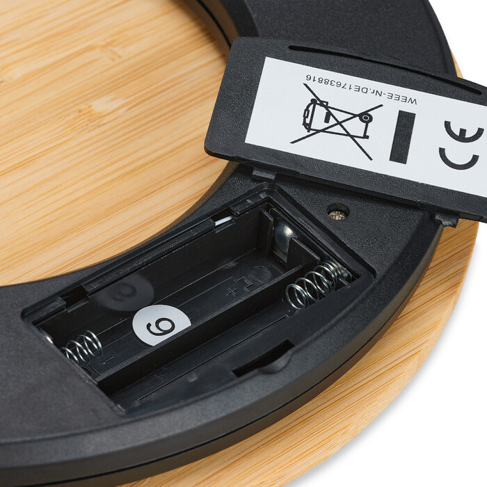Relaxdays Digital Kitchen Scale with Bamboo