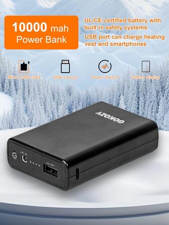 Жіноча флісова електрична жилетка Gokozy з 11 зонами обігріву та акумулятором 7.4V, Sherpa, тепла та затишна жилетка для осені та зими, колір Off-White