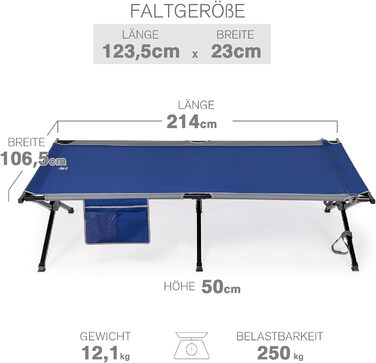 EVER ADVANCED Folding Cot - XXL Size