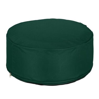 Relaxdays Inflatable Padded Footstool in Green