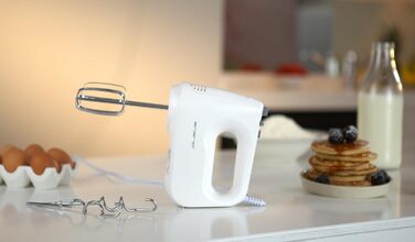 Електричний міксер EMERIO HM-124178: 250 Вт, 6 швидкостей, турбо-режим, нержавіюча сталь, мийка в посудомийній машині, BPA-free