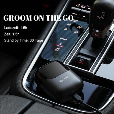 Електричний чоловічий верстат для гоління Dyoonoer з LED-дисплеєм, фольєвий верстат, IPX7 вологостійкий, 3 гнучкі леза, USB-C зарядний пристрій для обличчя та бороди - D/B/71dB