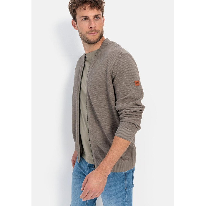 Кардиган чоловічий Camel Active з органічної бавовни, сертифікований (3XL, Rock Grey)