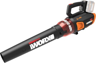 WORX WG584E.9 Cordless Leaf Blower 40V – Powerful Brushless Motor – Turbine Technology - 145km/h Air Speed - 12m³/min Air Volume – lightweight & compact – without battery & charger - PowerShare compatible