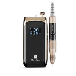 Професійний електричний нейл-дриль MelodySusie для манікюру та педикюру, акумуляторний, бездротовий, чорний