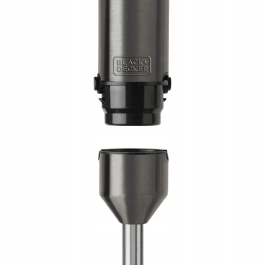 Занурювальний блендер Black+Decker BXHBA1200E, 1200 Вт, чорний