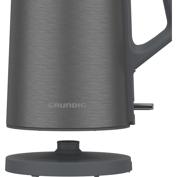 Електричний чайник Grundig WK 7340 Dark Inox: 1.5 л, 2150 Вт, автоматичне відключення, нержавіюча сталь