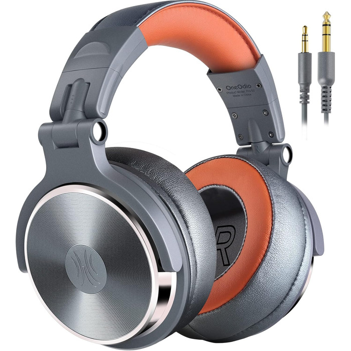 OneOdio Pro 50: Hi-Fi навушники для студії та DJ, 50 мм драйвер, Share-Port, 6.35/3.5 мм, для подкастів, телефону, ПК