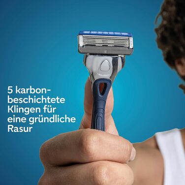 Смінні касети для чоловічої бритви Wilkinson Sword Hydro 5, з карбоновим покриттям та зволожуванням шкіри, 8 шт