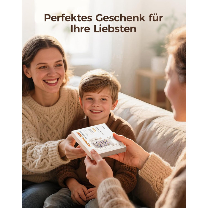 Електричні грілки для рук OCOOPA AI з магнітом, 5000mAh, 2 шт., ультратонкі, для жінок, подарунок, зима