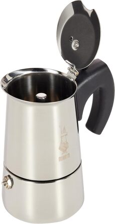 Кавоварка Bialetti Musa на 2 чашки - сталь, італійський дизайн