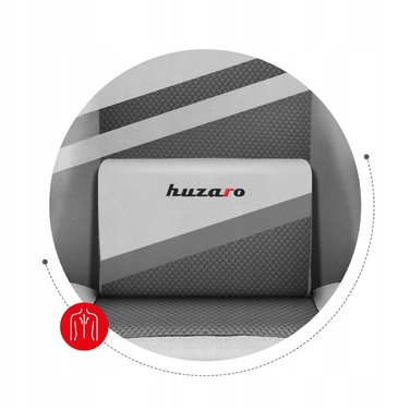 Ігрове крісло Huzaro Force 4.4, тканина, біле
