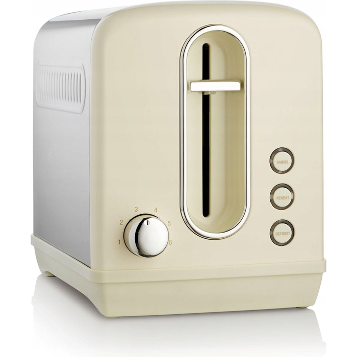 Тостер Gorenje Classico, бежевий/коричневий, 1100 Вт