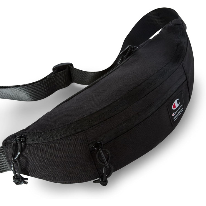 Champion Belt-Bag 2L: Чорна поясна сумка-мішечок, унісекс, для дорослих, Champion Lifestyle Bags