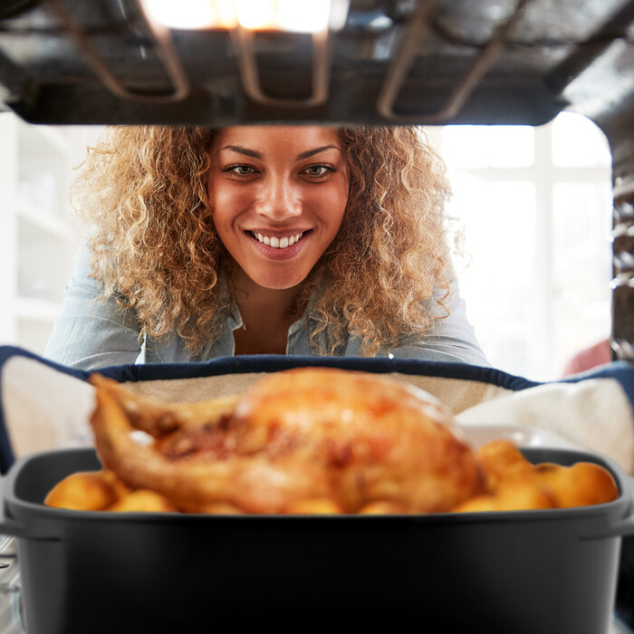 Relaxdays Roasting Pan with Lid