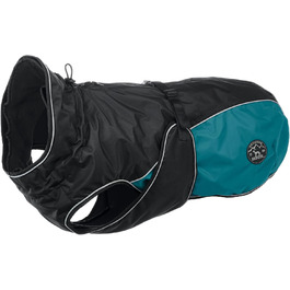 Hunter UPPSALA ALLROUNDER Dog Coat, 2-in-1, Detachable Fleece Lining, Water-Repellent, Size 55, Anthracite/Petrol 55 Anthracite/Petrol