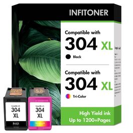 Картриджі для принтера HP 304 XL (чорний та кольоровий) для моделей HP DeskJet 2630, 3750, 5030