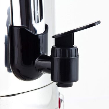 Grafner XL Stainless Steel Glühwein Cooker - 8.8 Liters - 1500 Watts with Tap, Thermostat and Overheat Protection Hot Beverage Dispenser