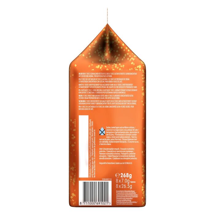 Кавові капсули Jacobs Latte Macchiato для Tassimo смак Цимна Шнеке (Кориця), 40 шт (5х8 падів)