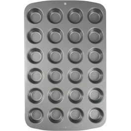 Форма для мафінів з антипригарним покриттям PME, 24 лунки, карбонова сталь, 39.4 x 24.6 x 2.1 см