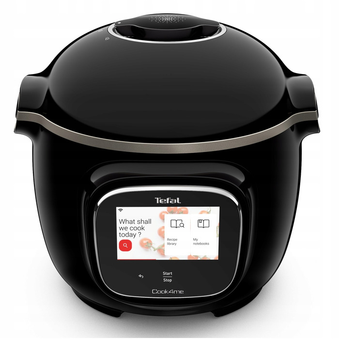 Мультиварка-скороварка Tefal Cook4me Touch CY912, 6 л, Wi-Fi, 13 функцій, чорна