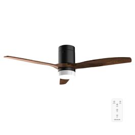 Стельовий вентилятор Cecotec EnergySilence Aero 4600 Arctic Black&Chocolate, 132 см, LED 18W, DC-мотор 38W, 6 швидкостей, таймер 8 годин, пульт ДУ