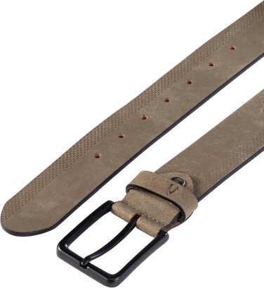 Чоловічий шкіряний ремінь Camel Active з нубуку (3XL, світло-коричневий)