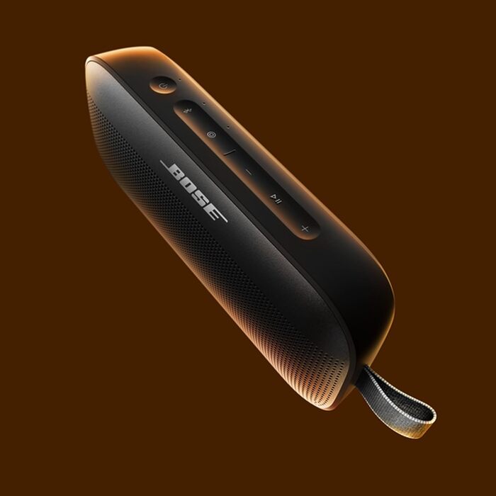 Портативна Bluetooth колонка Bose SoundLink Flex (2-ге покоління), водонепроникна, пилонепроникна, з природним звучанням, до 12 годин роботи від акумулятора, чорна